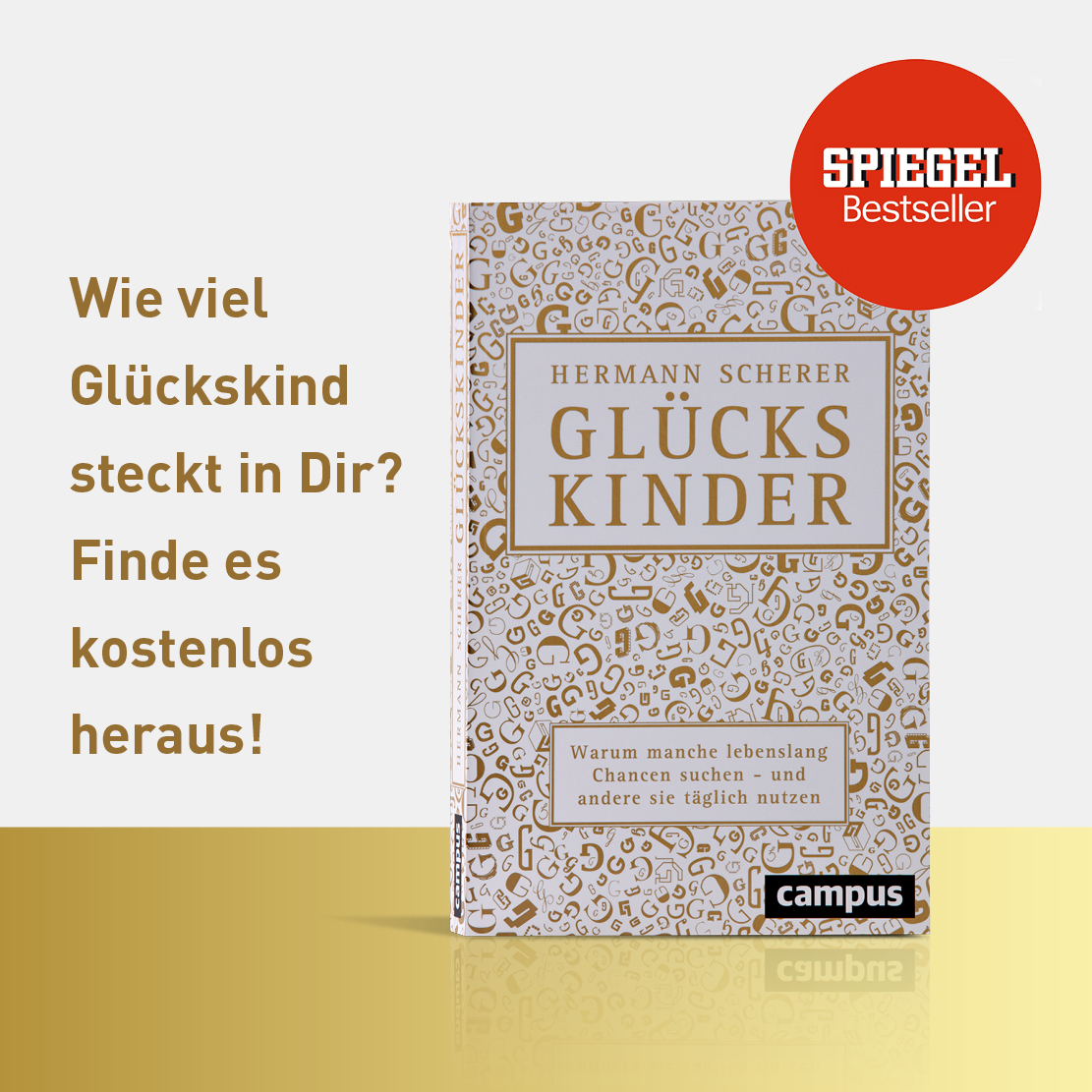 Hermann Scherer Glückskinder Cover mit Text